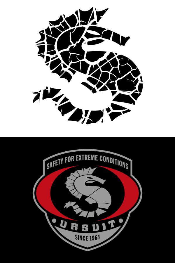 Ursuit Oy:lle muokattuja logoja.